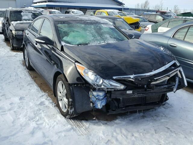 5NPEC4AC8DH636901 - 2013 HYUNDAI SONATA SE BLACK photo 1