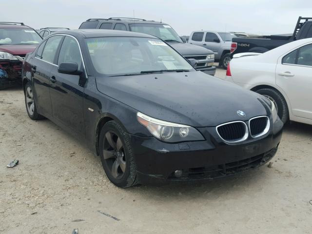 WBANE535X6CK84320 - 2006 BMW 525 I BLACK photo 1