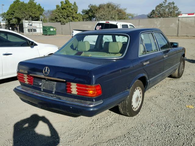 WDBCA24D3KA494790 - 1989 MERCEDES-BENZ 300 BLUE photo 4