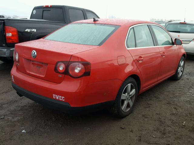 3VWRM71K19M057237 - 2009 VOLKSWAGEN JETTA SE RED photo 4