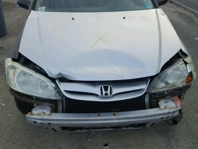 2HGES16695H520509 - 2005 HONDA CIVIC LX SILVER photo 7