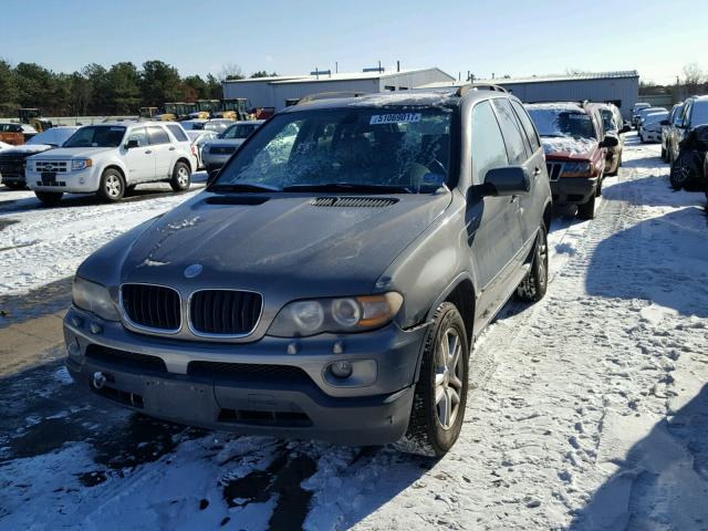 5UXFA13586LY26475 - 2006 BMW X5 3.0I GRAY photo 2