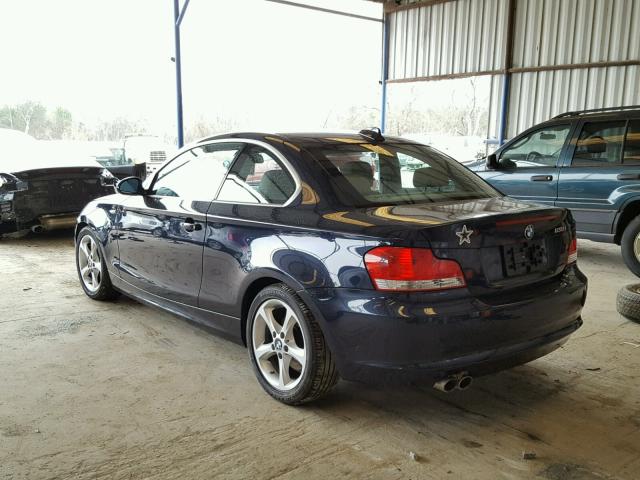 WBAUP93568VF48026 - 2008 BMW 128 I BLUE photo 3