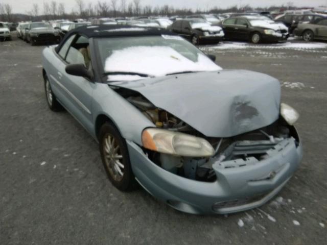 1C3EL65U61N668633 - 2001 CHRYSLER SEBRING LI BLUE photo 1