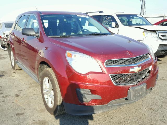 2CNALBEW0A6266319 - 2010 CHEVROLET EQUINOX LS RED photo 1