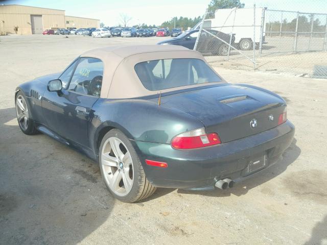 WBACN53471LJ56866 - 2001 BMW Z3 3.0 GREEN photo 3