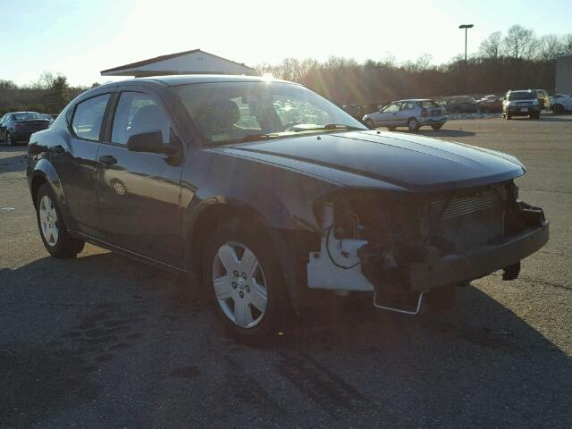 1B3LC46K18N683380 - 2008 DODGE AVENGER SE BLACK photo 1