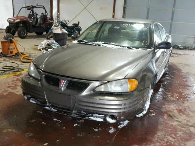 1G2NF52E52M687454 - 2002 PONTIAC GRAND AM S TAN photo 2