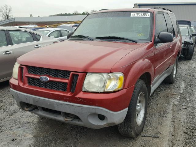 1FMYU70E51UA99531 - 2001 FORD EXPLORER S RED photo 2