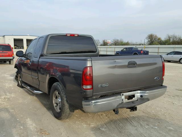 1FTRX17292NB90788 - 2002 FORD F150 GRAY photo 3