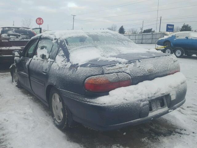 1G1NE52J516248892 - 2001 CHEVROLET MALIBU LS BLUE photo 3