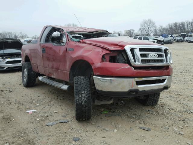 1FTPX14V78FC16474 - 2008 FORD F150 RED photo 1