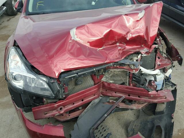 4S3BMCC68D3043780 - 2013 SUBARU LEGACY 2.5 RED photo 7