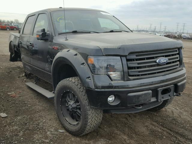 1FTFW1EF6EFB44703 - 2014 FORD F-150 BLACK photo 1