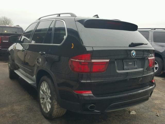 5UXZV4C5XD0B21424 - 2013 BMW X5 XDRIVE3 BLACK photo 3