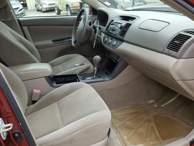 4T1BE32K86U110673 - 2006 TOYOTA CAMRY LE მუქწითელი ფოტო 5