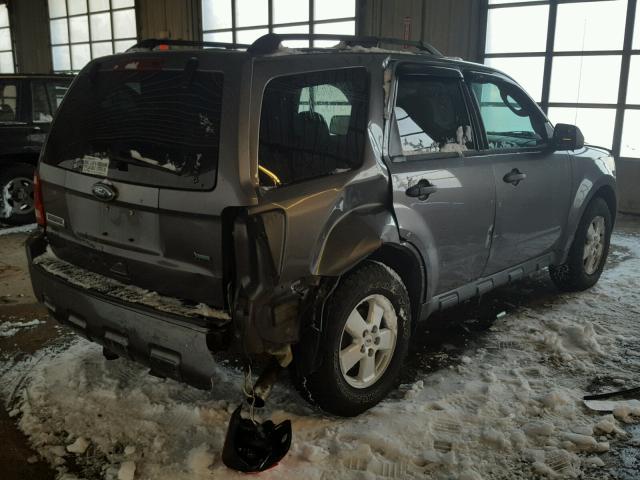 1FMCU9DG6AKB31822 - 2010 FORD ESCAPE XLT 灰色 照片 4