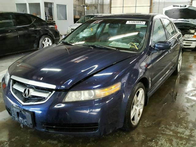 19UUA66215A027088 - 2005 ACURA TL BLUE photo 2