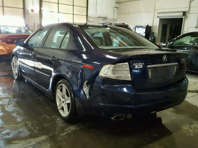 19UUA66215A027088 - 2005 ACURA TL BLUE photo 3