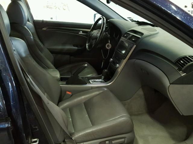 19UUA66215A027088 - 2005 ACURA TL BLUE photo 5