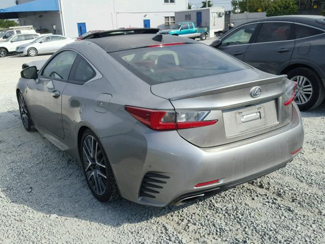 JTHHE5BC6F5002466 - 2015 LEXUS RC 350 SILVER photo 3