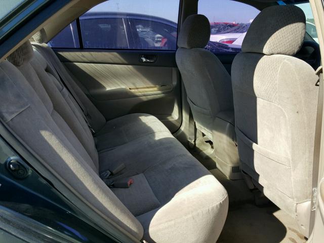 4T1BE32K82U586061 - 2002 TOYOTA CAMRY LE მწვანე ფოტო 6