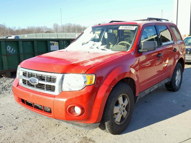 1FMCU93G79KA53614 - 2009 FORD ESCAPE XLT RED photo 2