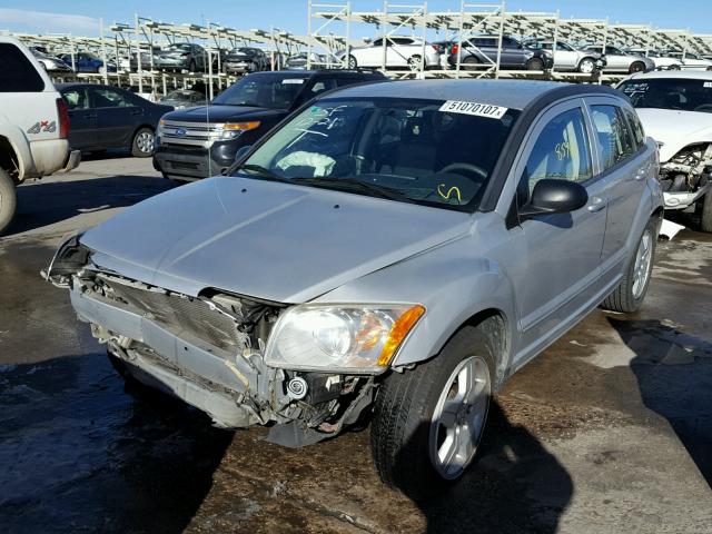 1B3HB48A79D206747 - 2009 DODGE CALIBER SX SILVER photo 2