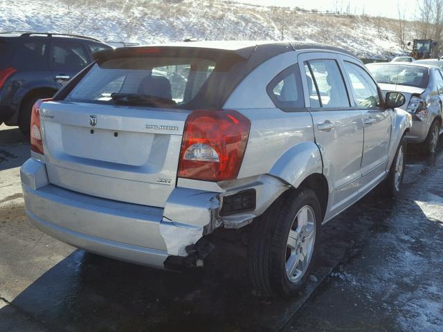 1B3HB48A79D206747 - 2009 DODGE CALIBER SX SILVER photo 4