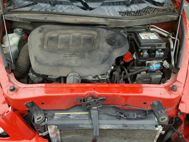 3GNBAADBXAS580043 - 2010 CHEVROLET HHR LS RED photo 7