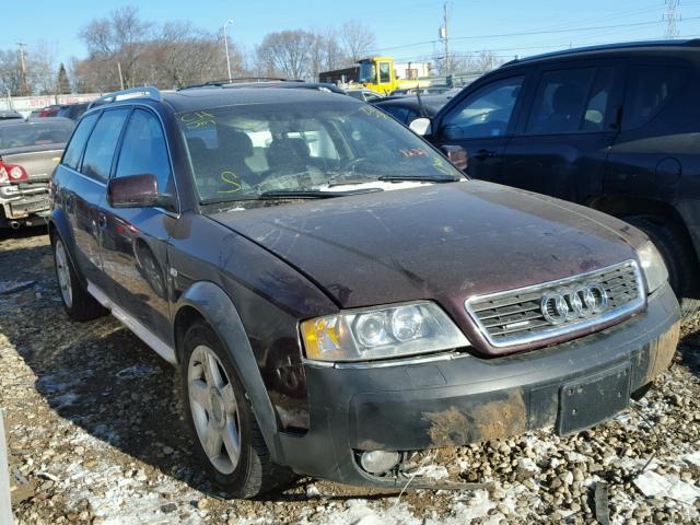 WA1YD64B93N011523 - 2003 AUDI ALLROAD BURGUNDY photo 1