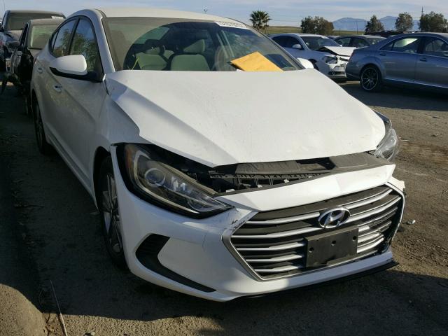 5NPD84LF1HH043519 - 2017 HYUNDAI ELANTRA SE WHITE photo 1