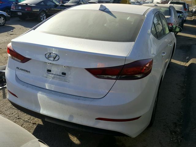 5NPD84LF1HH043519 - 2017 HYUNDAI ELANTRA SE WHITE photo 4