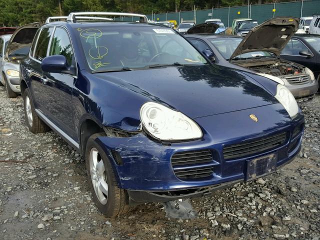 WP1AB29P54LA62779 - 2004 PORSCHE CAYENNE S BLUE photo 1