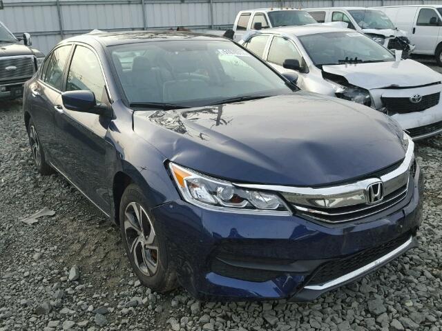 1HGCR2F35HA124353 - 2017 HONDA ACCORD LX BLUE photo 1