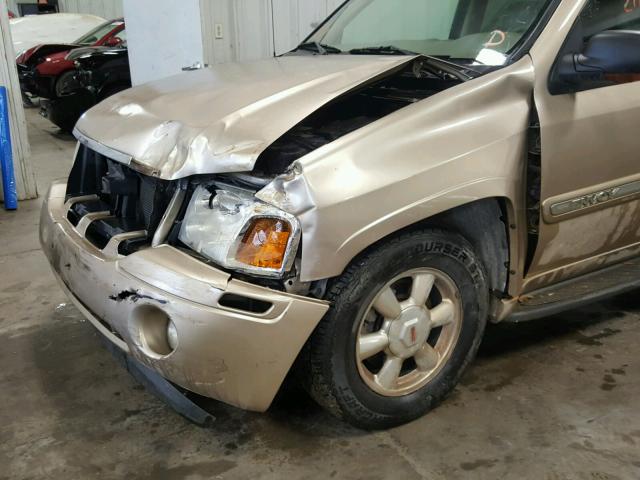 1GKET16S246152798 - 2004 GMC ENVOY XL GOLD photo 9