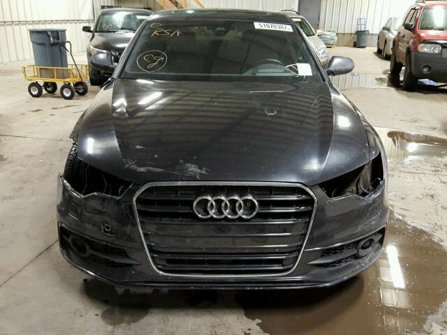 WAUBGCFC6CN005473 - 2012 AUDI A6 QUATTRO BLACK photo 9