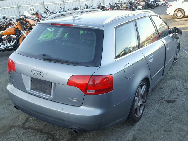 WAUKF78E45A544922 - 2005 AUDI A4 2.0T AV GRAY photo 4