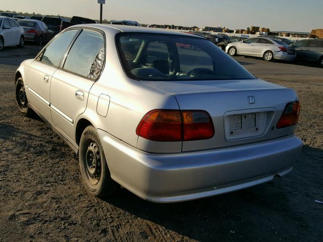 2HGEJ6615YH513758 - 2000 HONDA CIVIC BASE SILVER photo 3