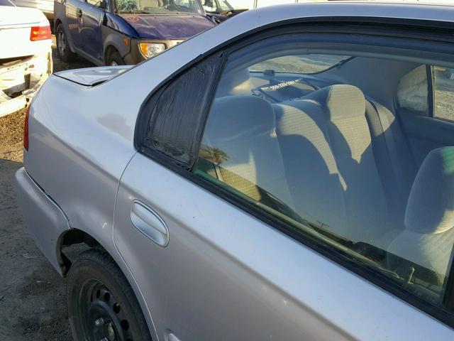 2HGEJ6615YH513758 - 2000 HONDA CIVIC BASE Gümüş foto 9