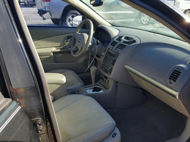 1G1ZU648X5F145994 - 2005 CHEVROLET MALIBU MAX 黑色 照片 5