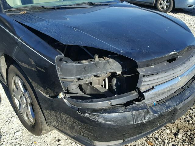 1G1ZU648X5F145994 - 2005 CHEVROLET MALIBU MAX 黑色 照片 9