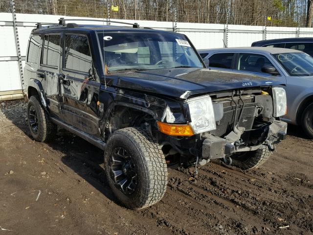 1J8HG58206C139479 - 2006 JEEP COMMANDER BLACK photo 1