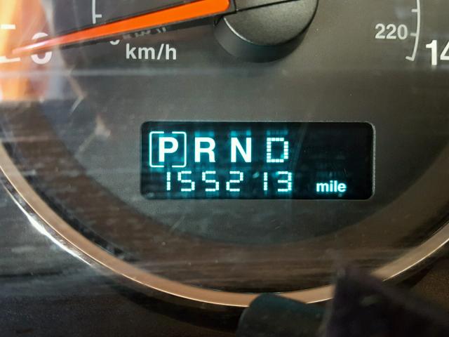 1J8HG58206C139479 - 2006 JEEP COMMANDER BLACK photo 8