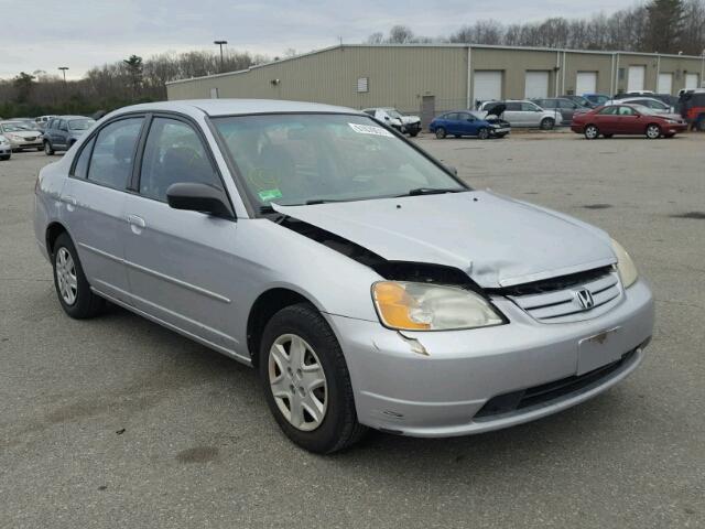 2HGES16503H590288 - 2003 HONDA CIVIC LX SILVER photo 1