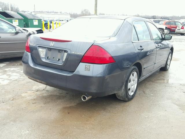 3HGCM56446G709187 - 2006 HONDA ACCORD LX GRAY photo 4