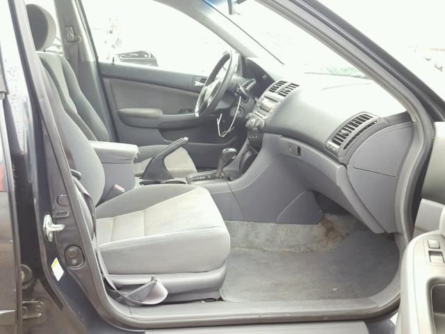 3HGCM56446G709187 - 2006 HONDA ACCORD LX GRAY photo 5