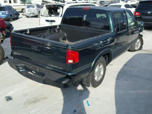 1GCDT13X14K140401 - 2004 CHEVROLET S TRUCK S1 GREEN photo 4