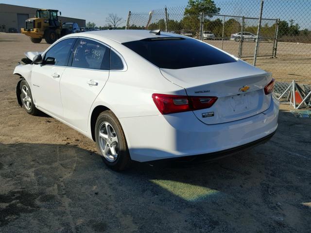 1G1ZB5ST5HF193642 - 2017 CHEVROLET MALIBU LS WHITE photo 3