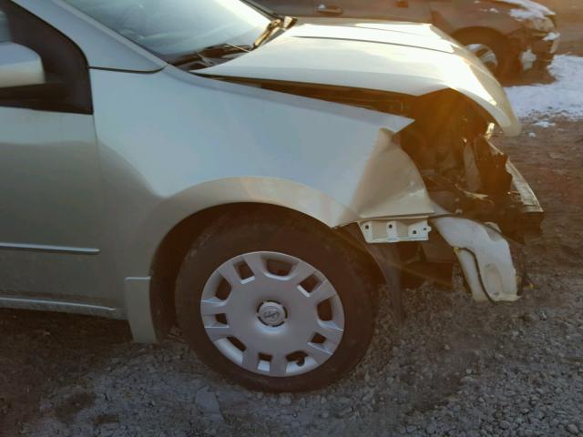 3N1AB61E27L670970 - 2007 NISSAN SENTRA 2.0 TAN photo 9